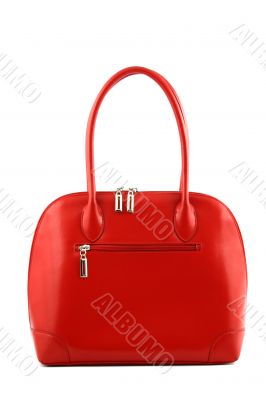 Red handbag