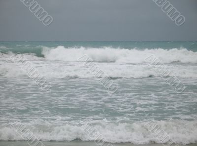 blue tropical ocean view