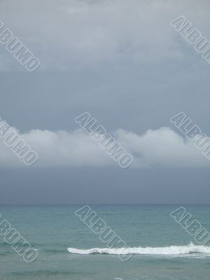 blue tropical ocean view