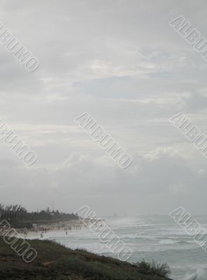 blue tropical ocean view