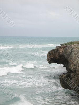 blue tropical ocean view
