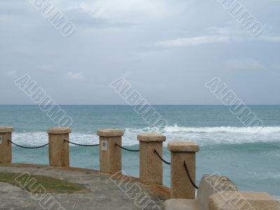 blue tropical ocean view