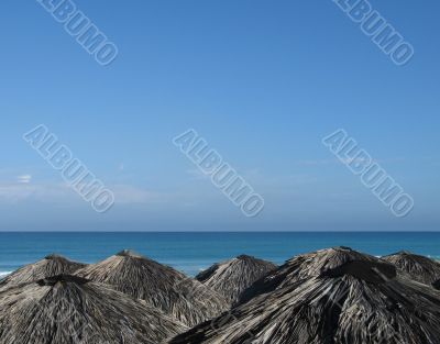 blue tropical ocean view