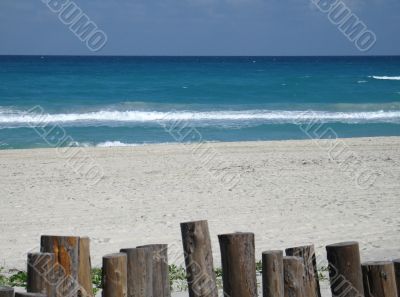 blue tropical ocean view
