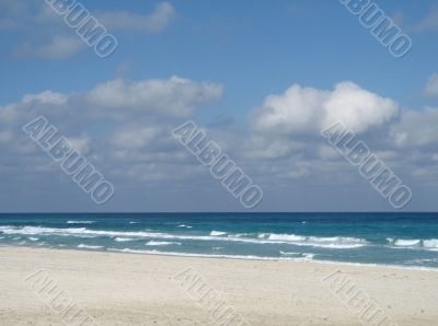 blue tropical ocean view