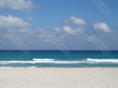 blue tropical ocean view