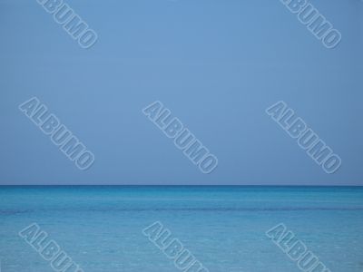 blue tropical ocean view