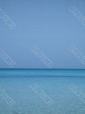 blue tropical ocean view