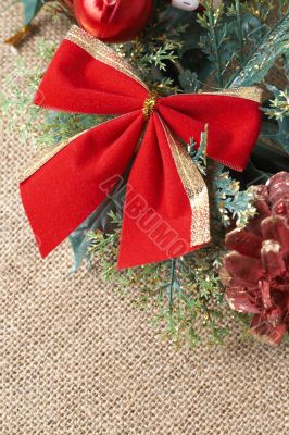 Colorful Christmas wreath