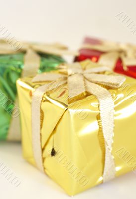 Colorful Christmas gifts