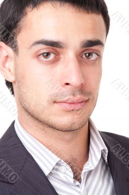 beautiful man close up