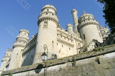 Pierrefonds castle in France