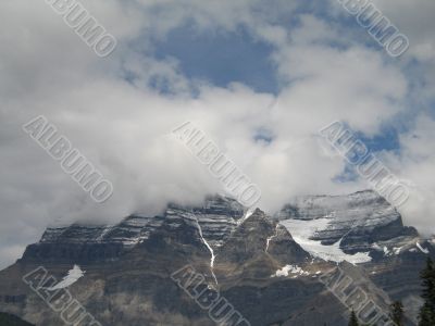 rocky mountain top view