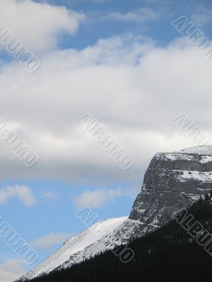 rocky mountain top view
