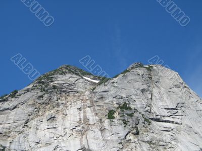 rocky mountain top view