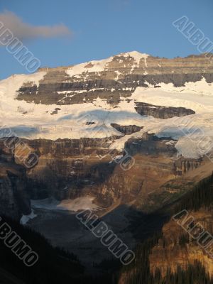 rocky mountain top view