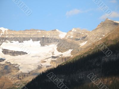rocky mountain top view