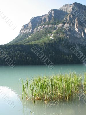 rocky mountain top view