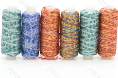 sewing rolls closeup