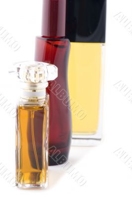 Colored perfume bottle