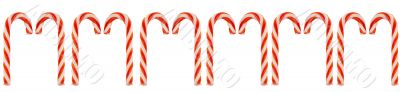 Row Of Candy Canes