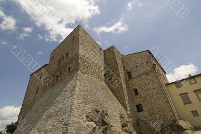 The castle of Arcidosso (Tuscany)