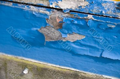 Peeling paint