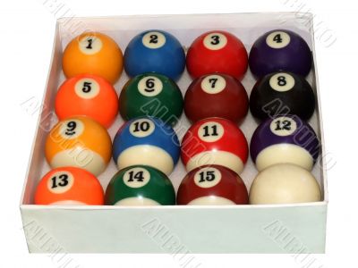 Billiard balls