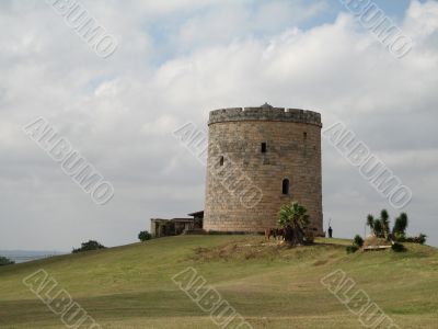 castle on a hill