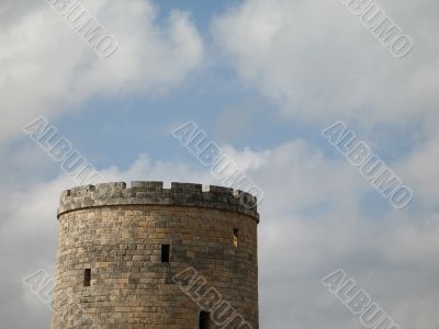 old castle on a hill