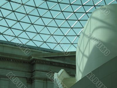 modern glass roof