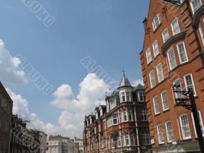 old brick building street