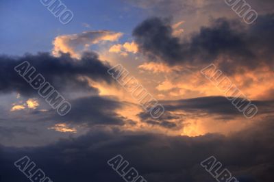 Sunset sky