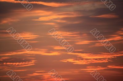 Sunset sky