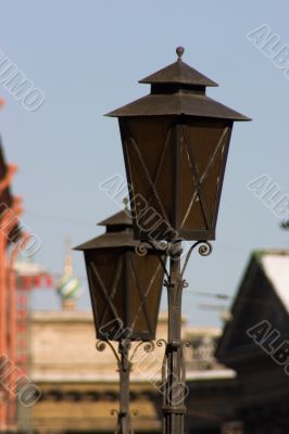 The lanterns in the daytime