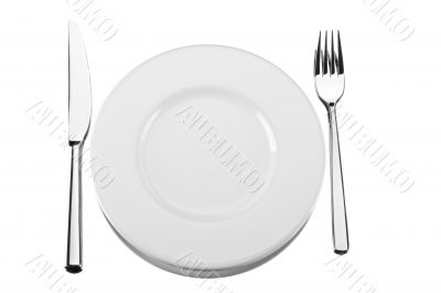 fork, knife and a spoon