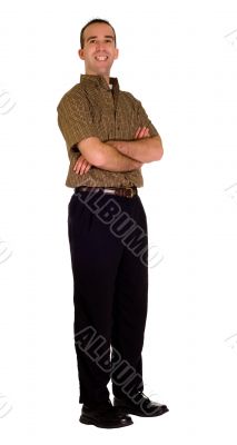 Isolated Businessman