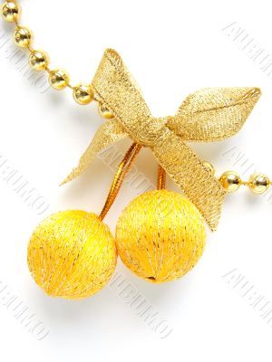 yellow baubles