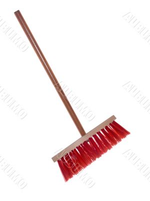 Wooden red brush