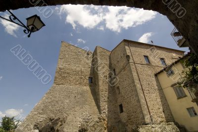 The castle of Arcidosso (Tuscany)