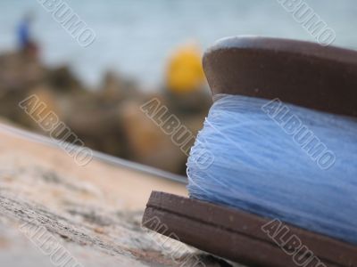 fishing line close-up