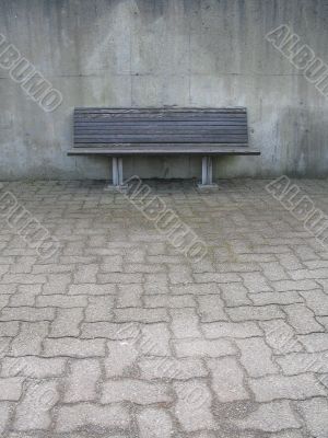 dark park bench