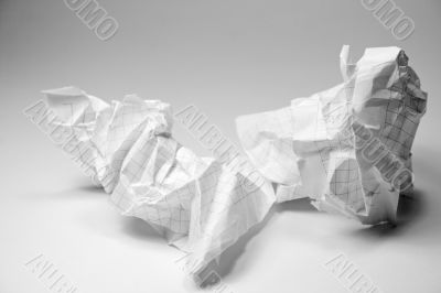 crumpled paper