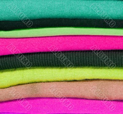 pile of colorful clothes