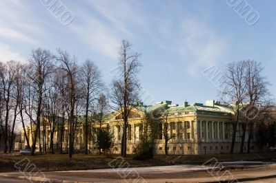 Spring in ancient park