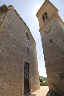 Corciano (Perugia) - Church and belfry