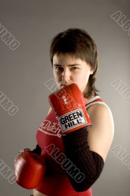 female boxer