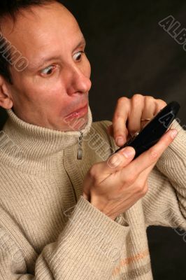 Man with the phone