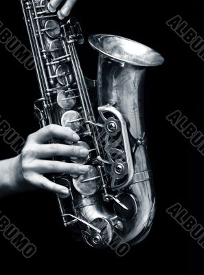 saxophone player