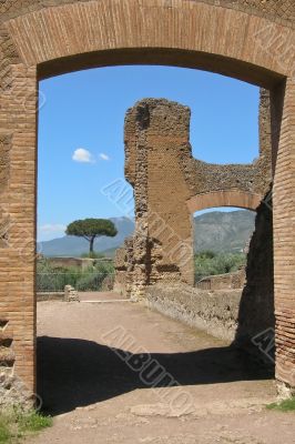 Ancient roman villa near Rome